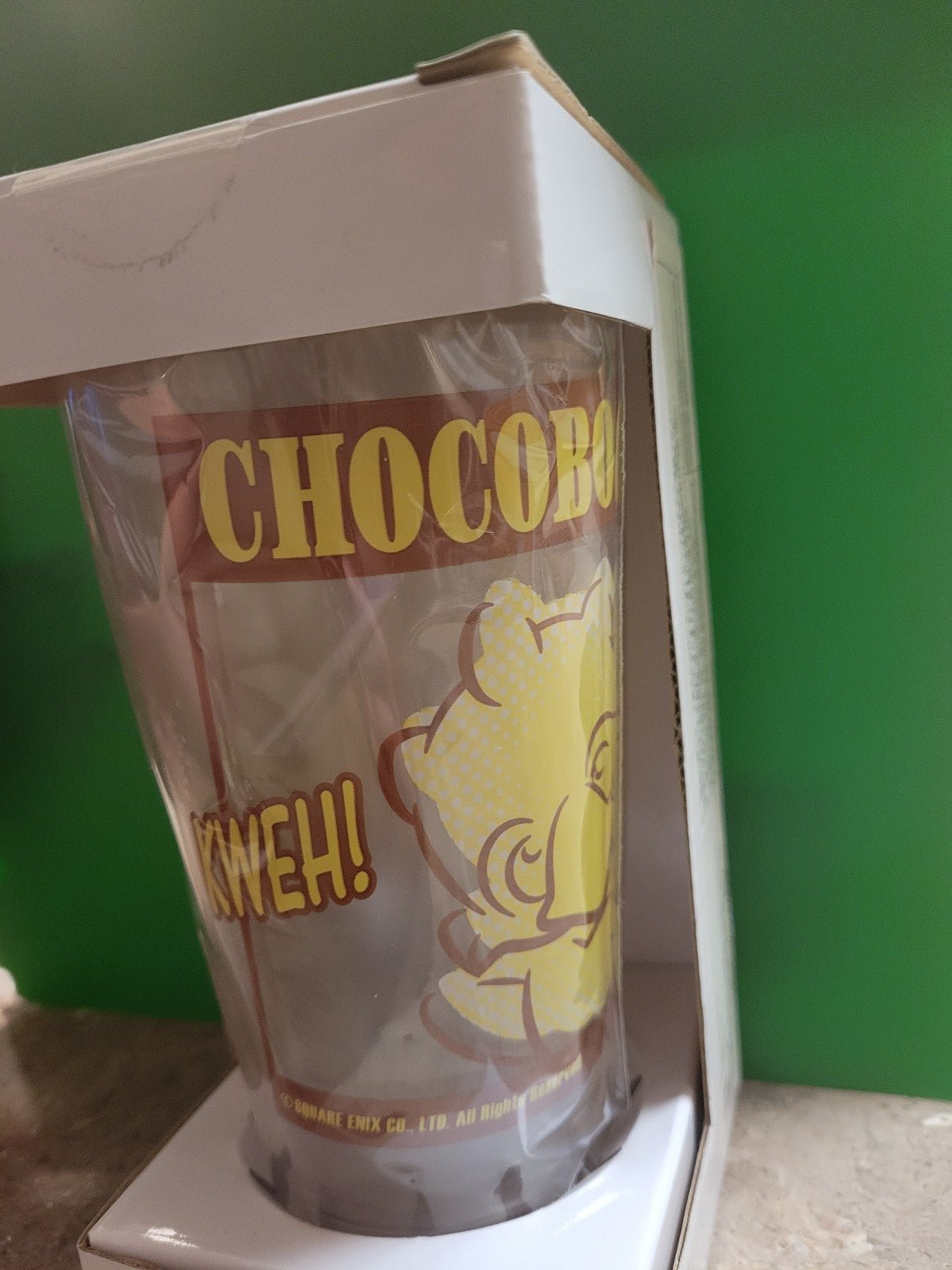 Chocobo clear cup*RARE*