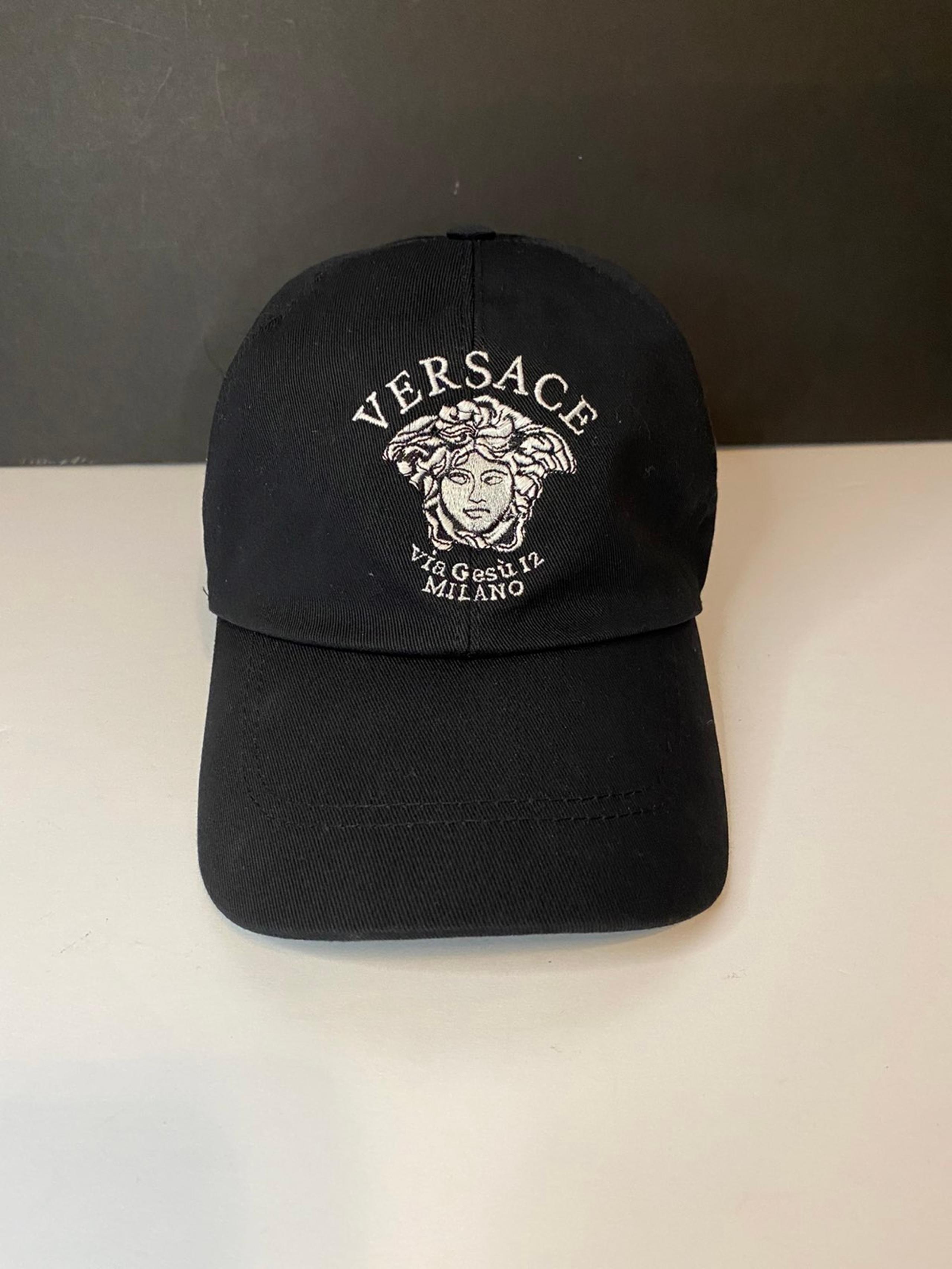 Versace Medusa Embroidered Hat
