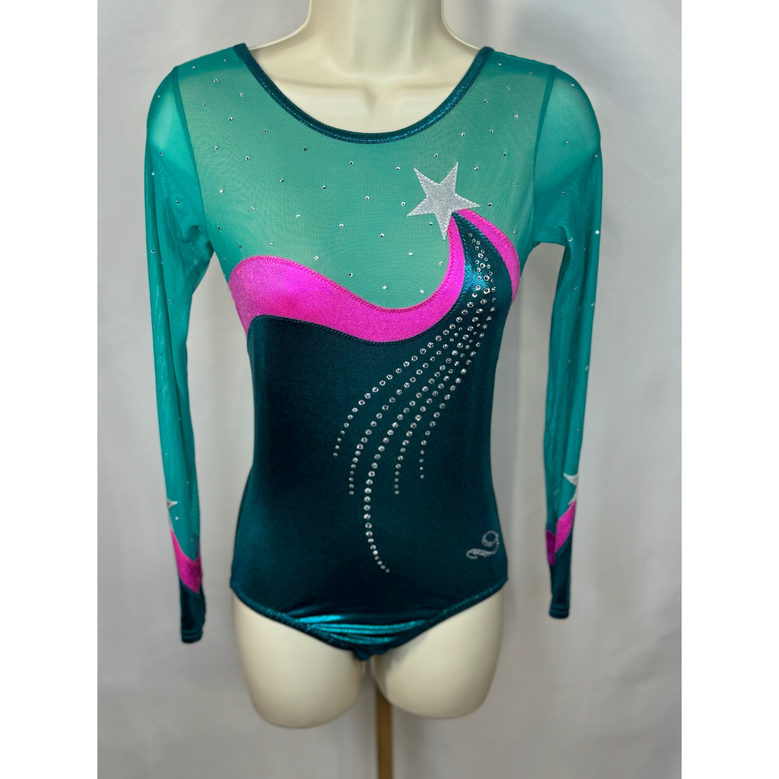 Dreamlight Gymnastics Long Sleeve Competition Leotard - Adult Small / Girls 14