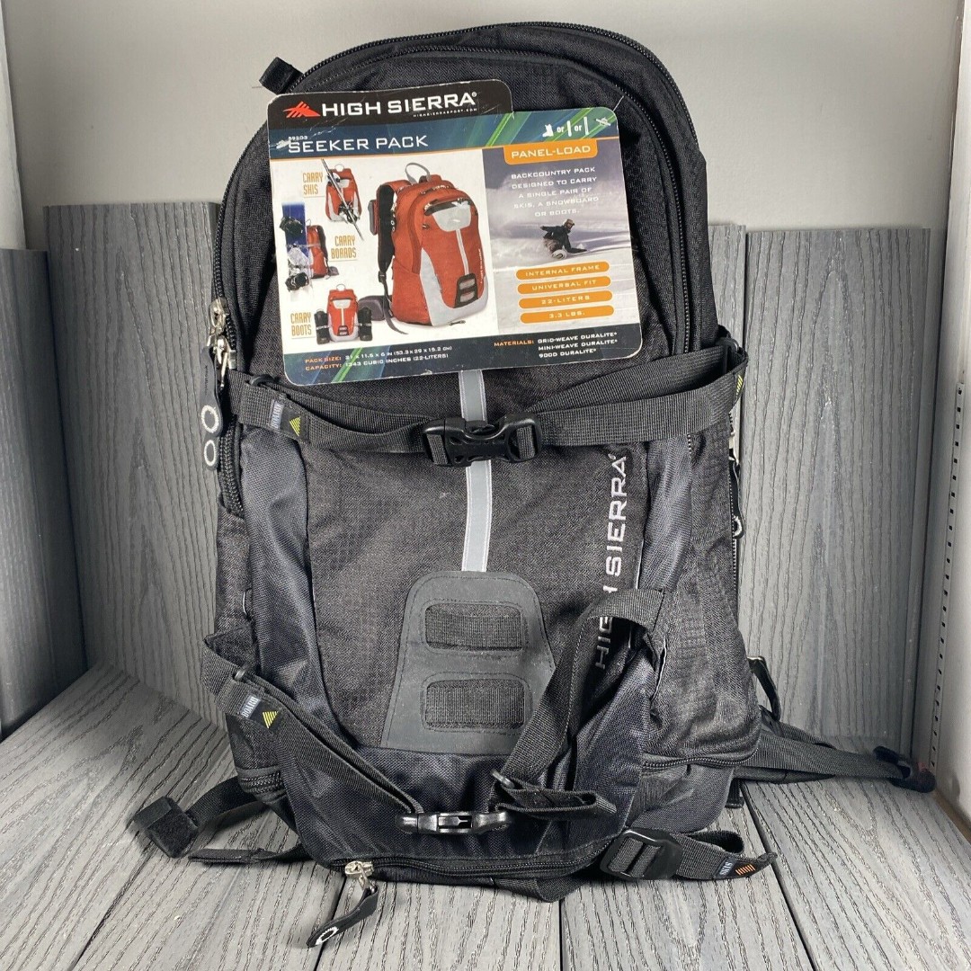 NIP High Sierra Ski Bag & Sku Boot Bag Combo, Black/Black, 59203 Brand New