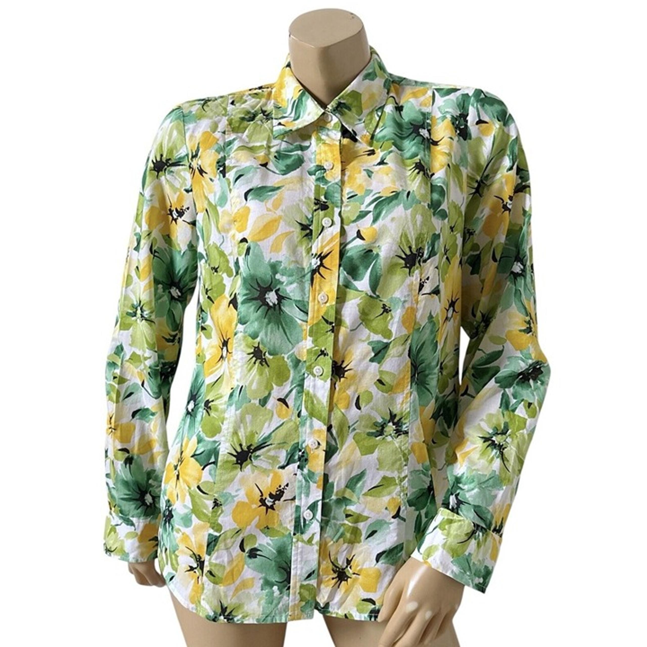 JONES NEW YORK Sport Womens Size Medium Long Sleeve Button Front Collared Shirt