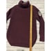 Alp N Rock Womens Simone Turtleneck Sweater Sz M Burgundy Ski Chunky Knit Warm