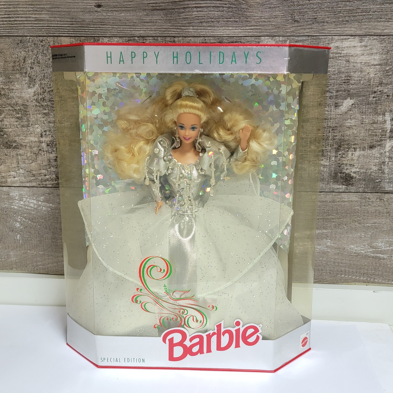 1992 Happy Holidays Special Edition Barbie Doll Mattel 1429