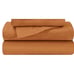 Superior 100% Cotton Flannel Twin Sheet Set 3 piece in Pumpkin