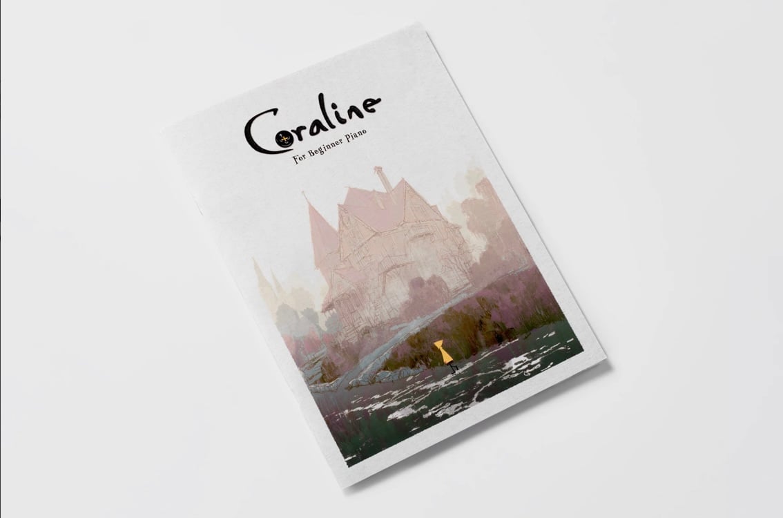 coraline for beginner piano book