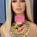 Celebrity Sexy blonde straight h.d lace front wig