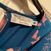 Fighting Eel / Ava Sky / FE - Top Ayako in Navy Plumeria Lei Size S