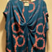 Fighting Eel / Ava Sky / FE - Top Ayako in Navy Plumeria Lei Size S