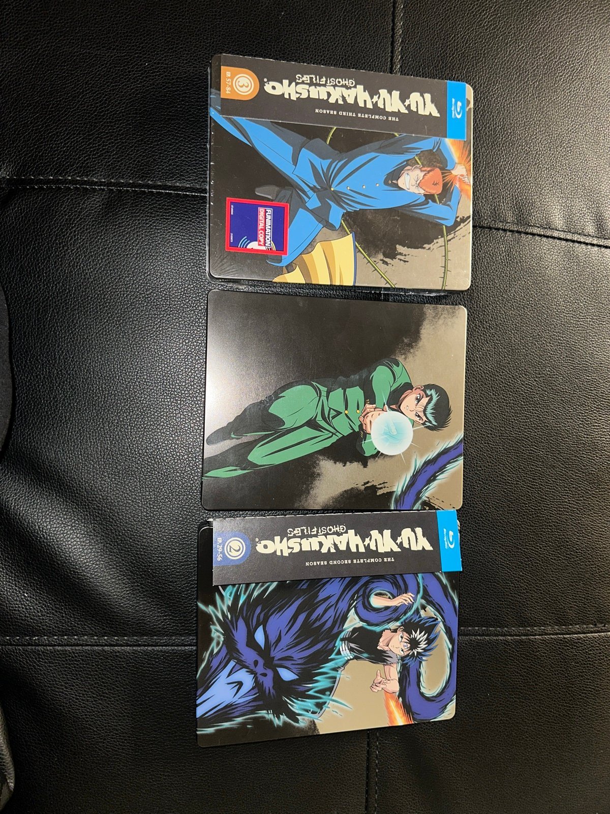 Yu Yu Hakusho Ghost files bluray steelbook season 1, 2 & 3