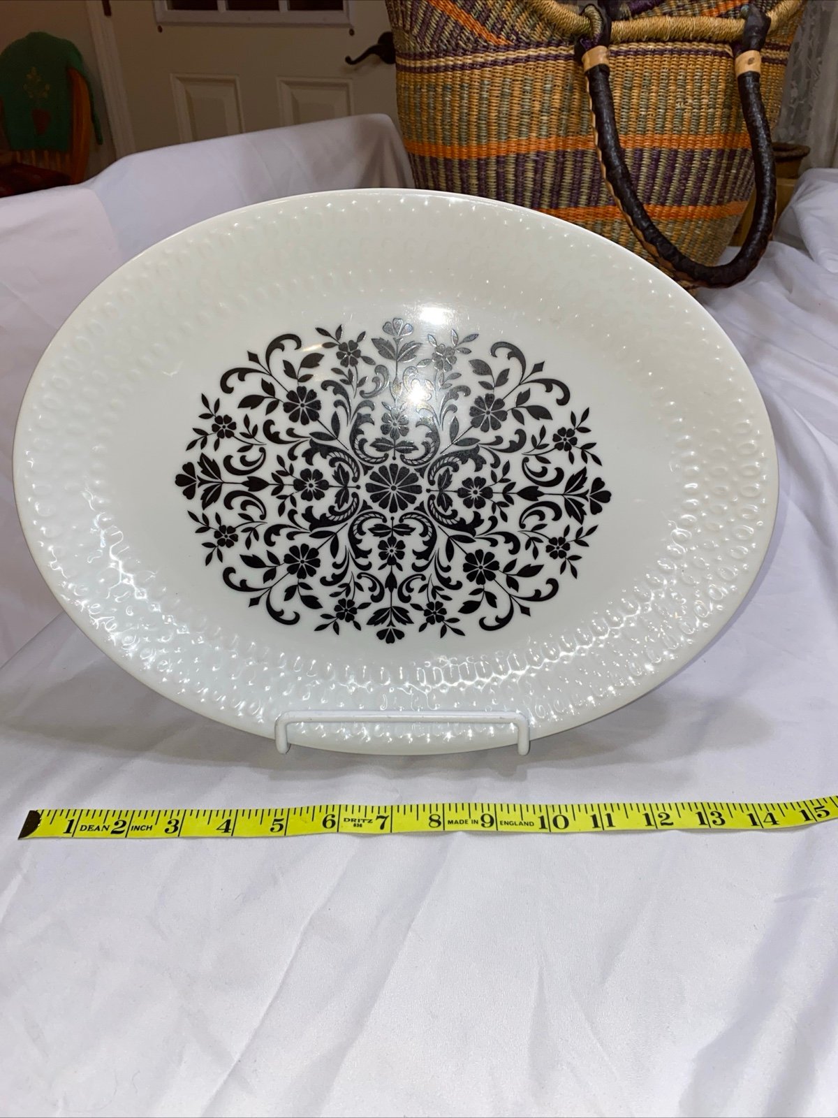 Mikasa Fine China Tapestry 9370 Serving Platter Vintage