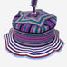 Colorful Adult Bucket Hat w/ Tassel Handwoven Handcrafted Vibrant Ethnic Boho