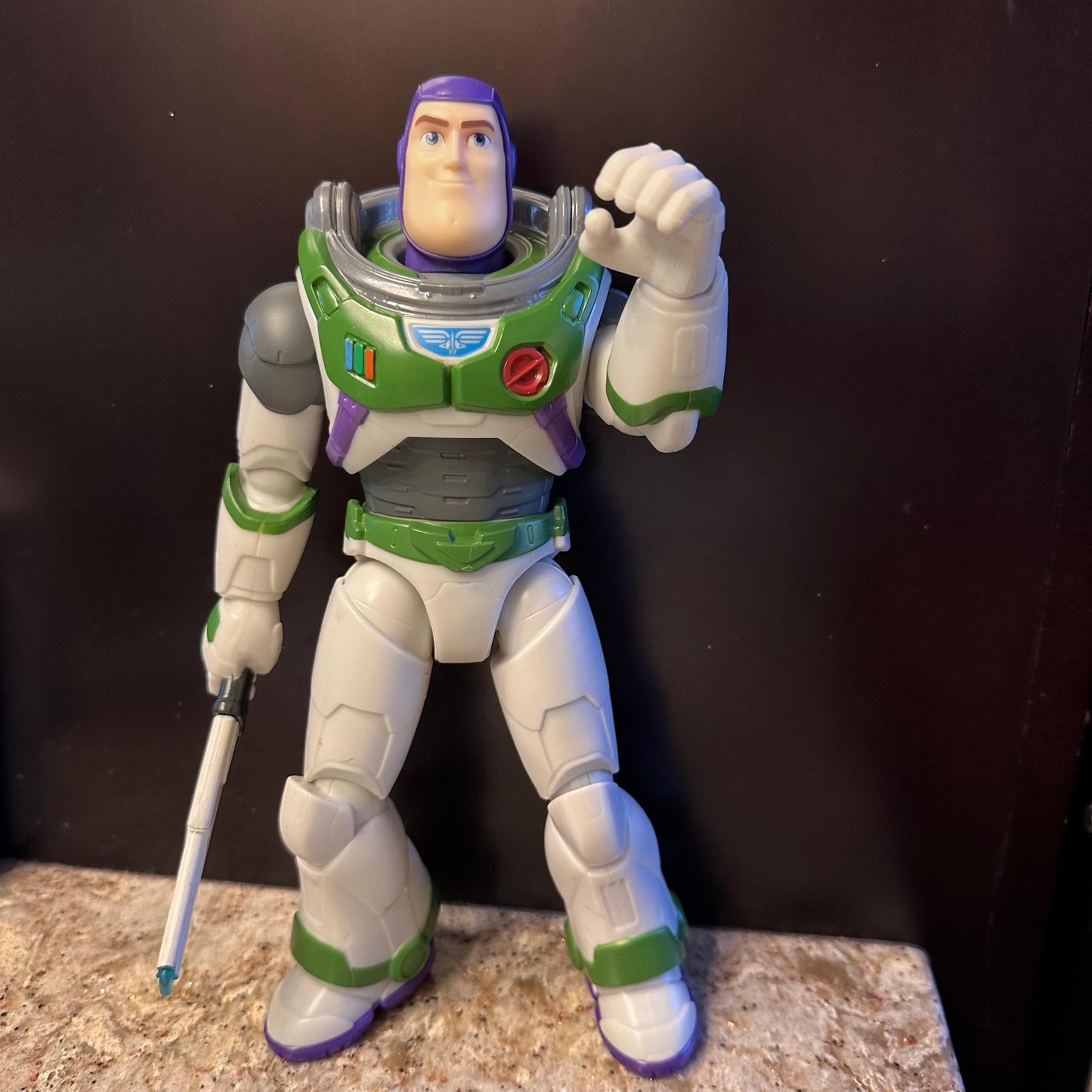 Disney Pixar buzz Lightyear laser blade action figure sound lights Toy Story