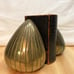 Ben Seibel Design Jenfred-Ware Clam Shell Brass Bookends - Mid Century Modern