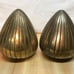 Ben Seibel Design Jenfred-Ware Clam Shell Brass Bookends - Mid Century Modern
