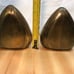 Ben Seibel Design Jenfred-Ware Clam Shell Brass Bookends - Mid Century Modern