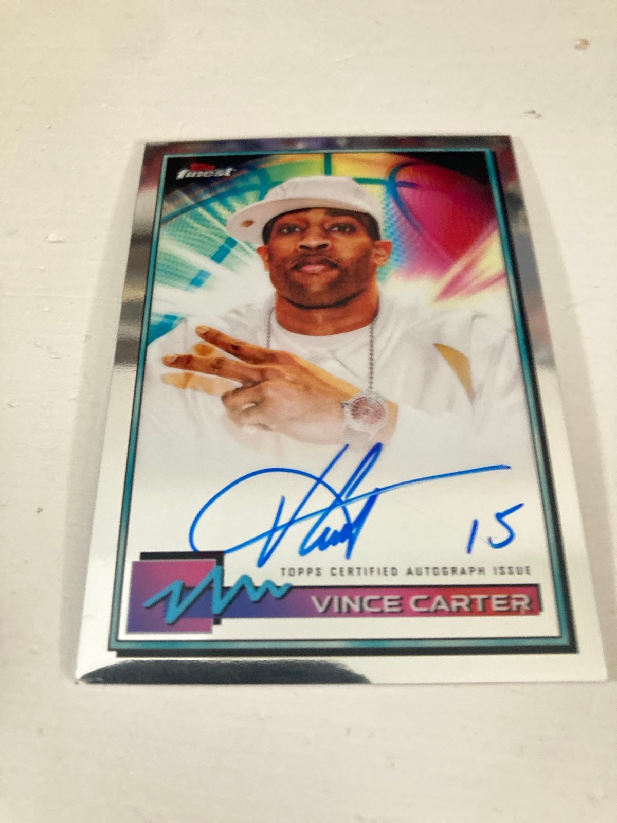 2021 Topps Finest Vince Carter Autograph