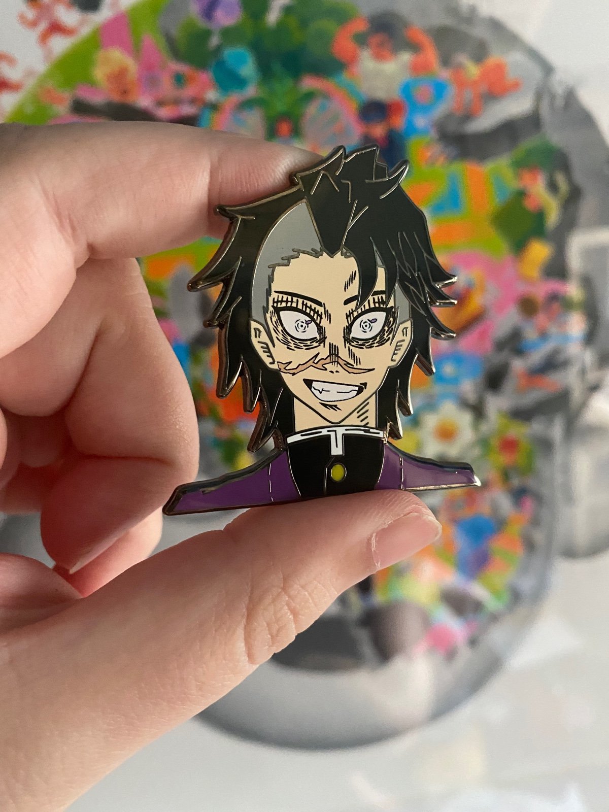 Demon Slayer Genya pin