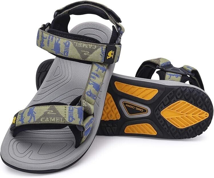 CAMEL CROWN Mens Hiking Sandals Waterproof with Arch Support Open Toe SZ 11