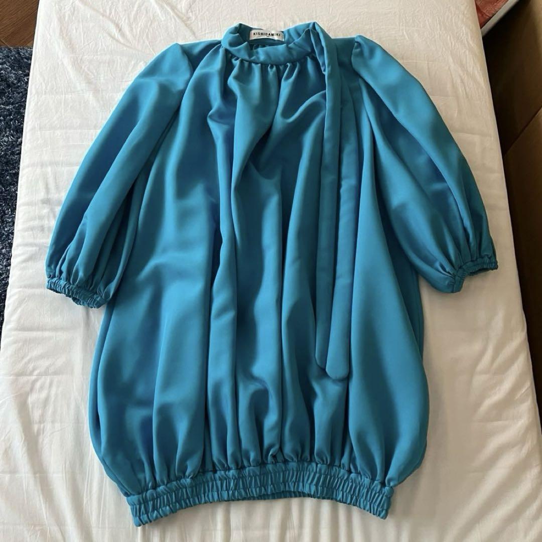 kishidamiki Balloon Tops Tunic Dress litmus