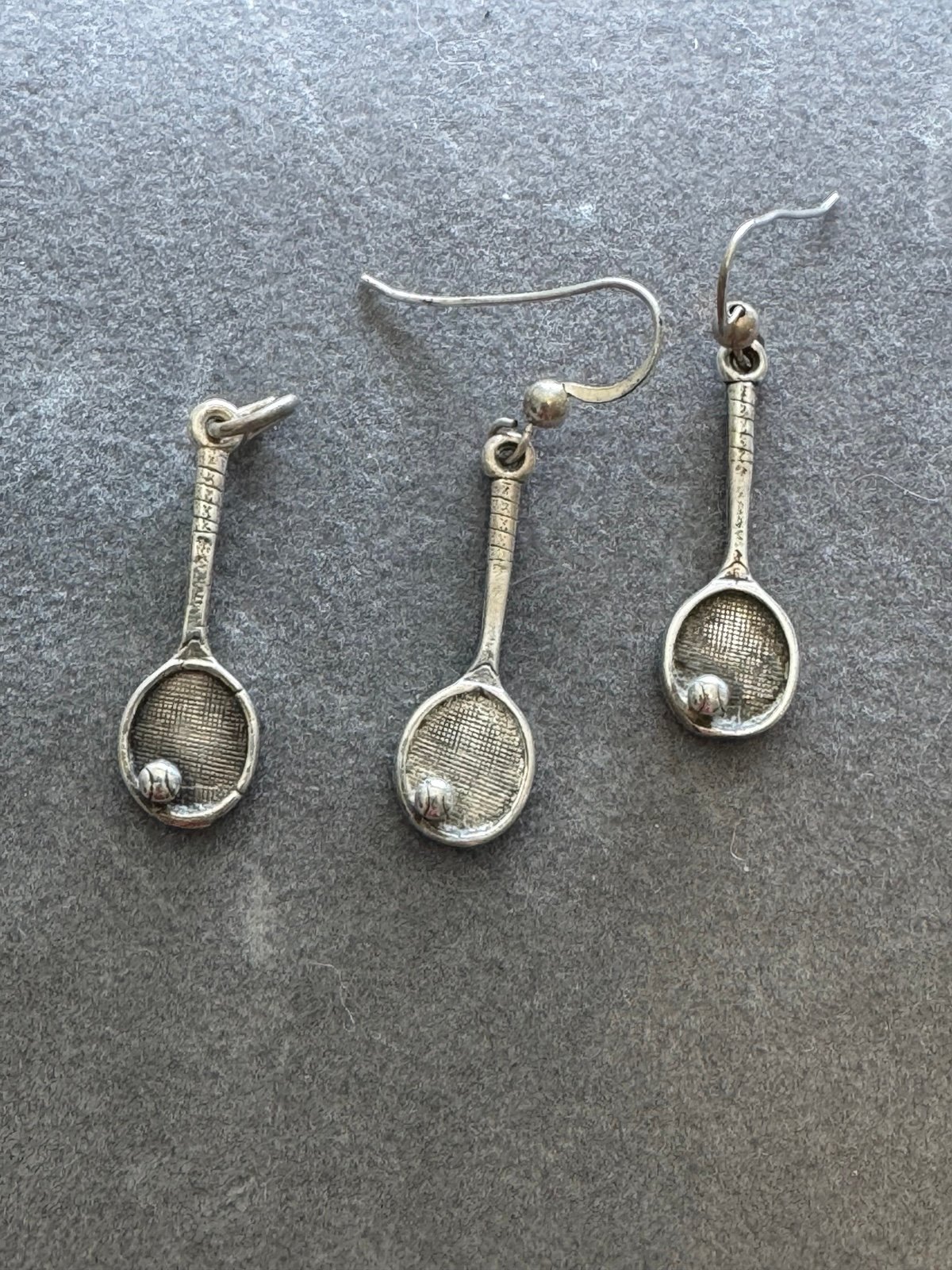 Vintage 925 Tennis pendant and earrings set