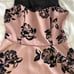 Three Pink Hearts Dusty Rose Black Gold Shimmer High Low Dress Size (Juniors) S