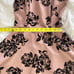Three Pink Hearts Dusty Rose Black Gold Shimmer High Low Dress Size (Juniors) S