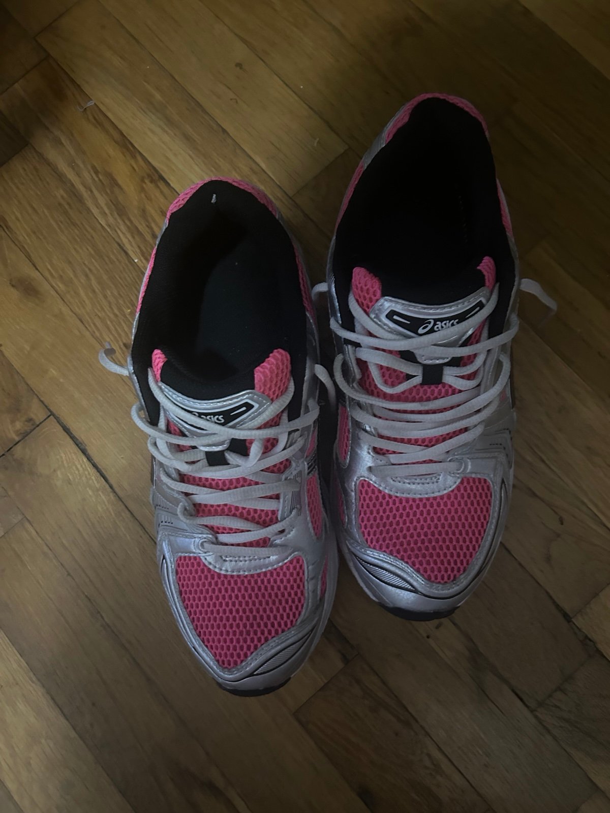 Pink asics