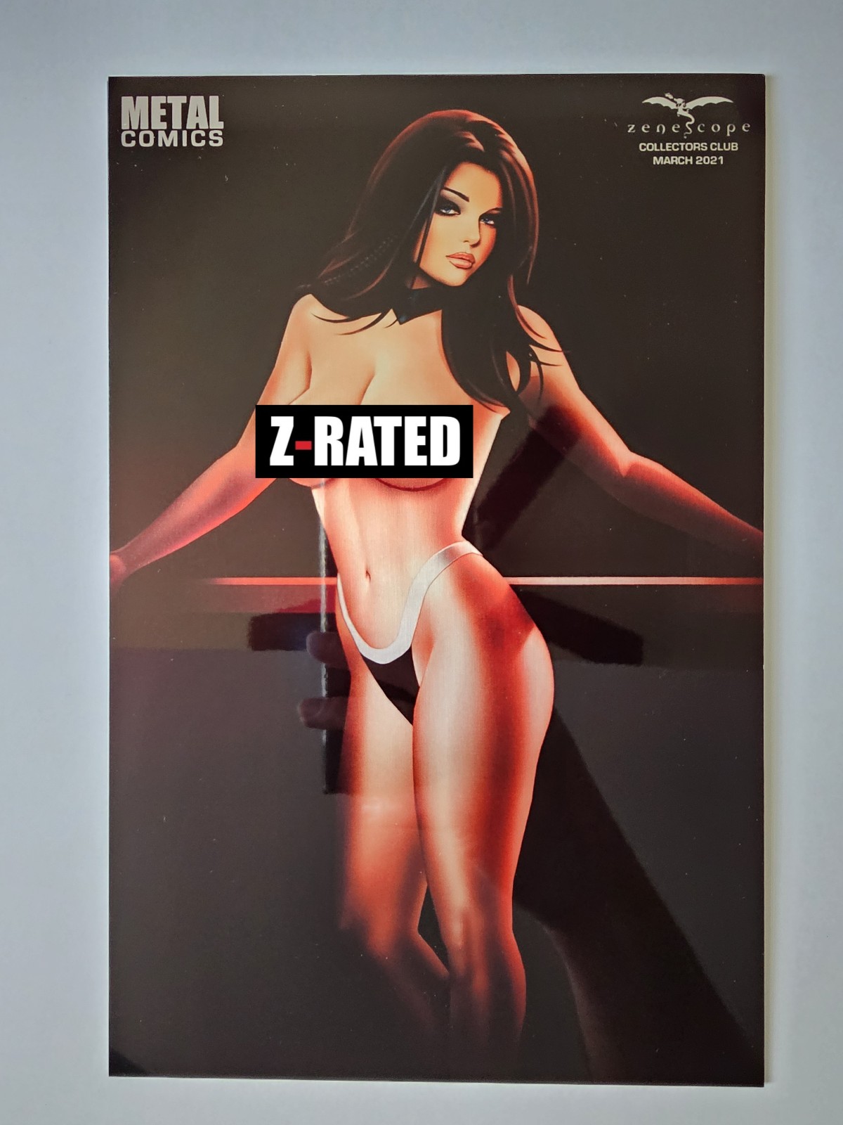 ZENESCOPE METAL COMIC MARCH 2021 COLLECTORS CLUB GARVEY ZRATED SEE DESCRIPTION