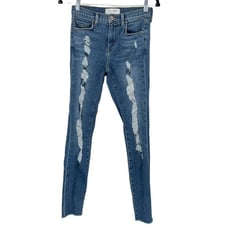 Wilson Gabrielle Stretch Distressed Skinny Jeans Size 25
