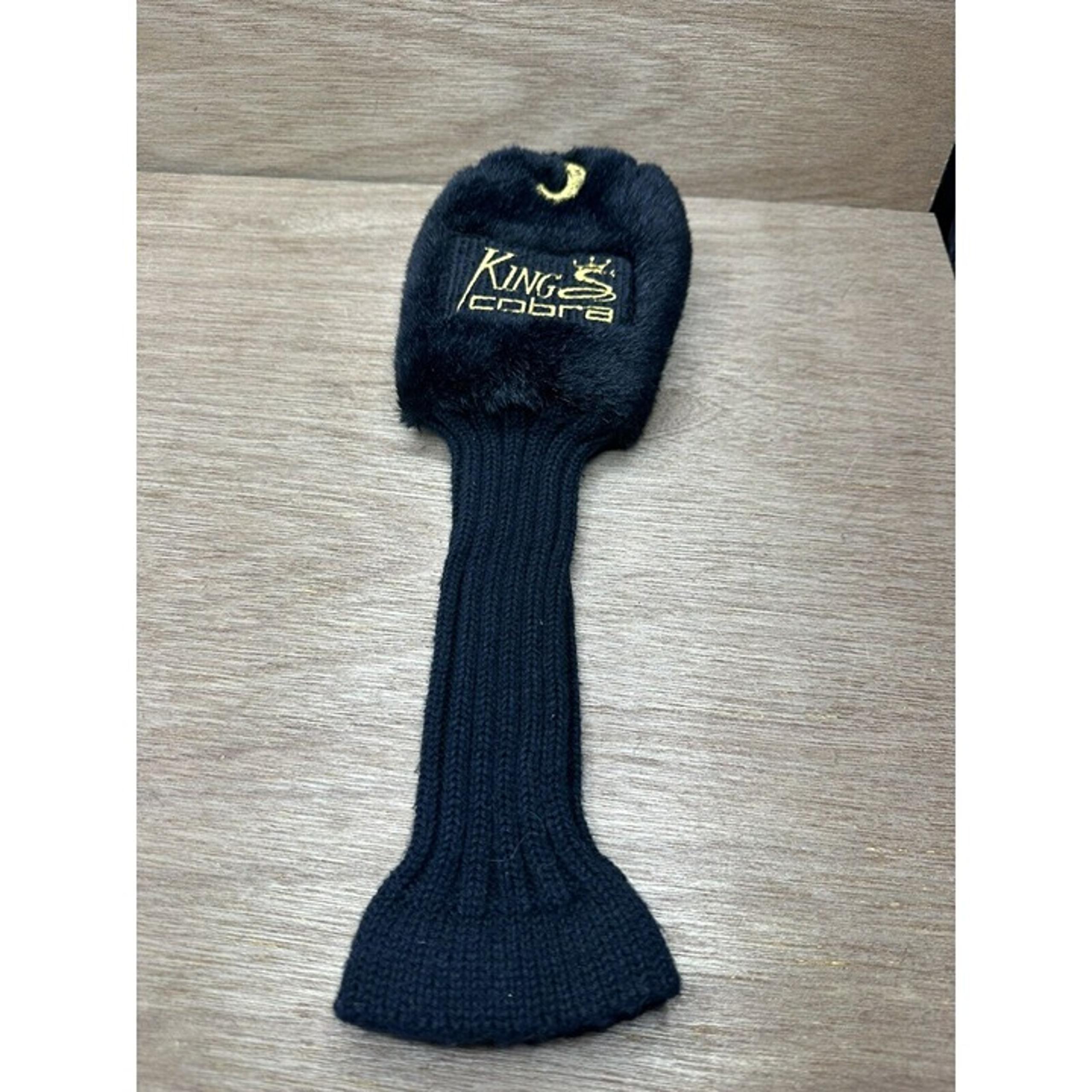 Cobra Golf King Cobra Golf 5 Wood Fuzzy Head Cover Headcover Black