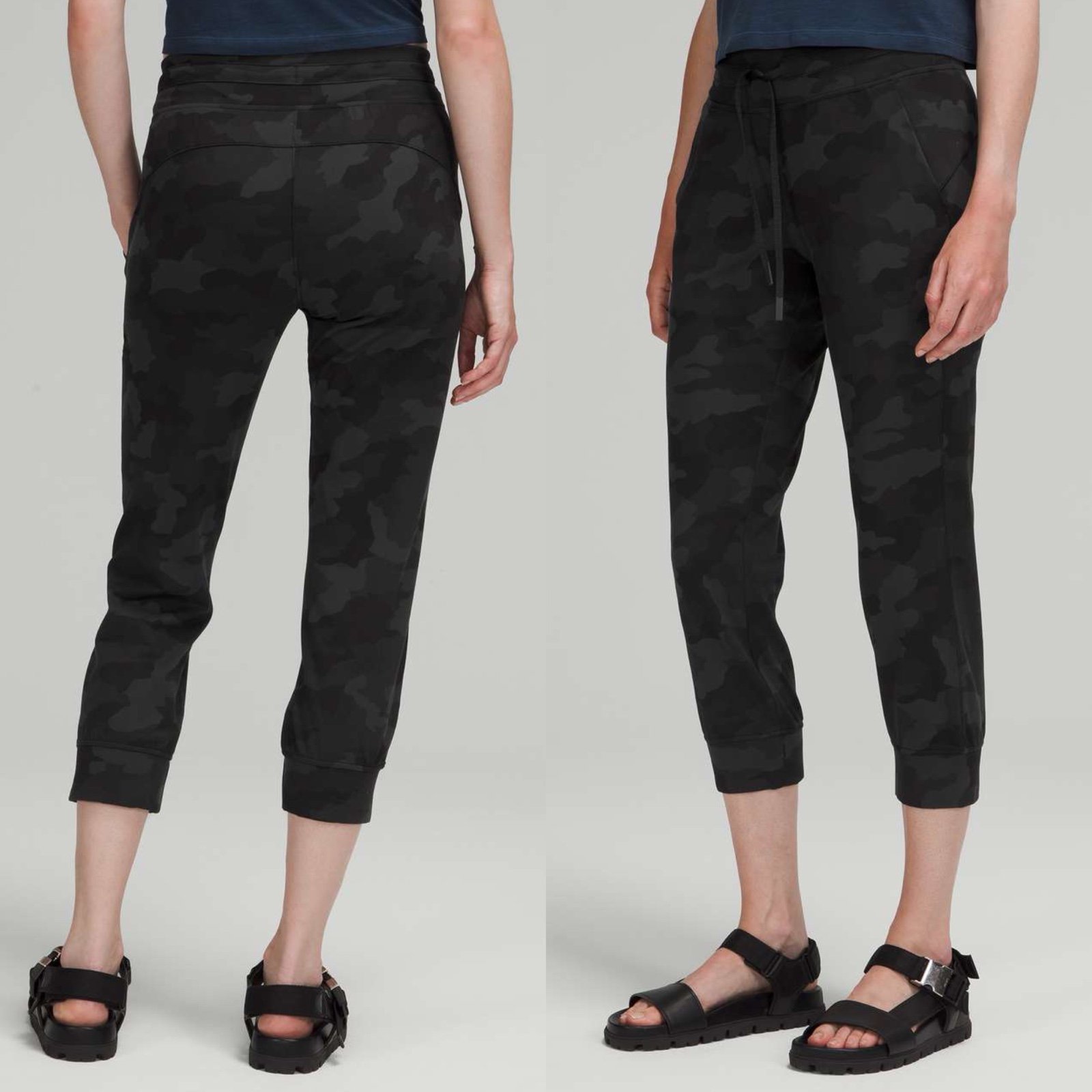 Lululemon Ready to Rulu Jogger Crop Sz 2 In Heritage 365 Camo Deep Coal Multi