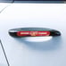 BRAND NEW 8PCS MUGEN Real Carbon Fiber Red Car Trunk Fenders Door Badge Sticker