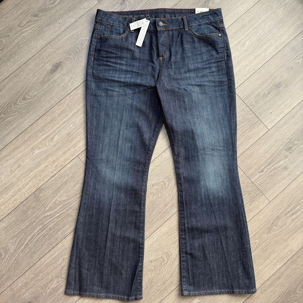 NWT Talbots Signature Bootcut Denim Jeans Size 16P/33