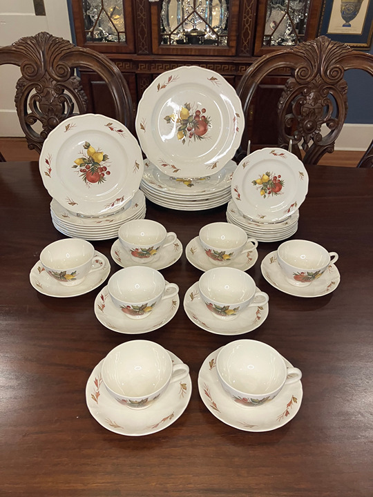 Drury Lane by Wedgwood Of Etruria - ESTATE SET - 40 Pieces of Vintage Dinnerware