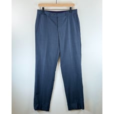 Ted Baker London Mens Pants Blue Jarrett CT Wool Dress Trouser Straight 31x32