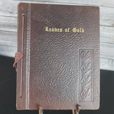 Collection Leaves of Gold 1948-Christian Inspirational Prayers Verse-HC Book Vtg