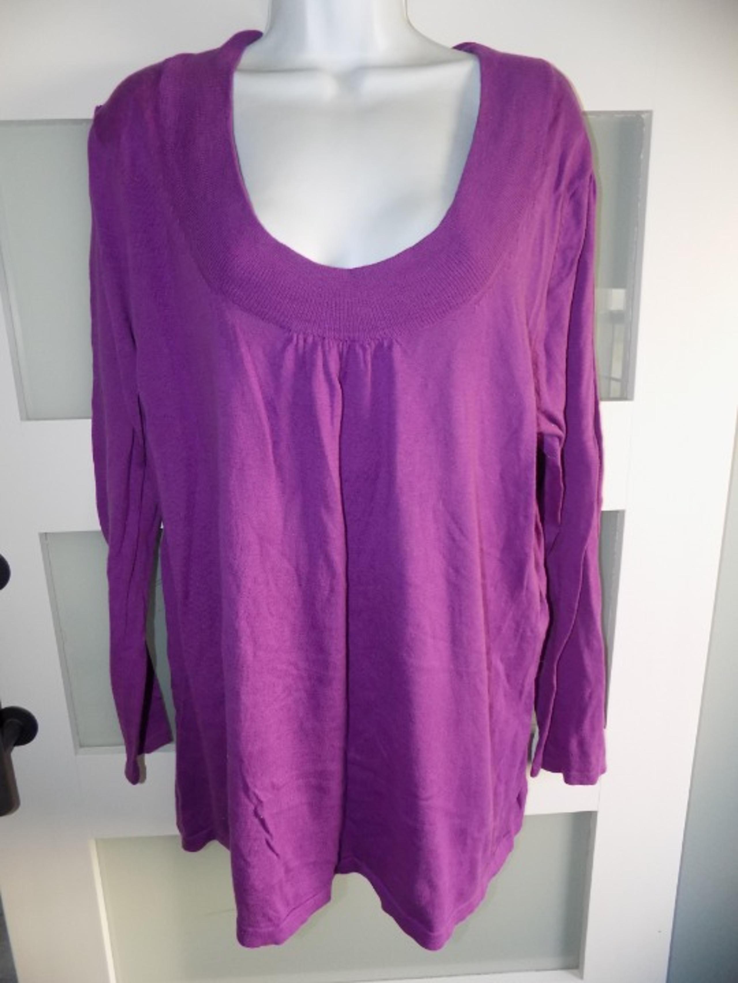 Lane Bryant Purple Scoop Neck Sweater Size 22/24 Women's NEW