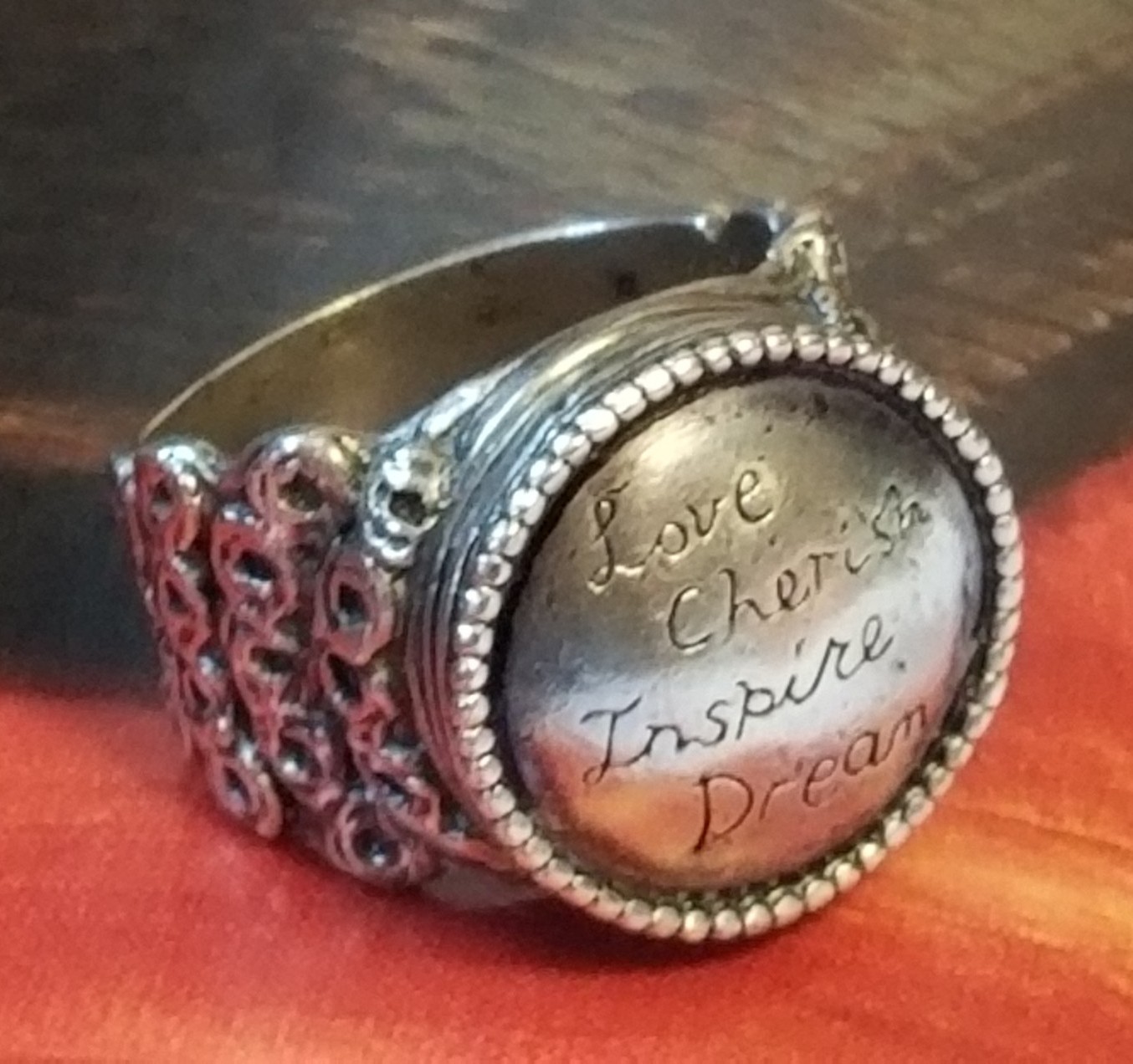 Silpada Sterling Silver Inspiration Ring, Sz 7