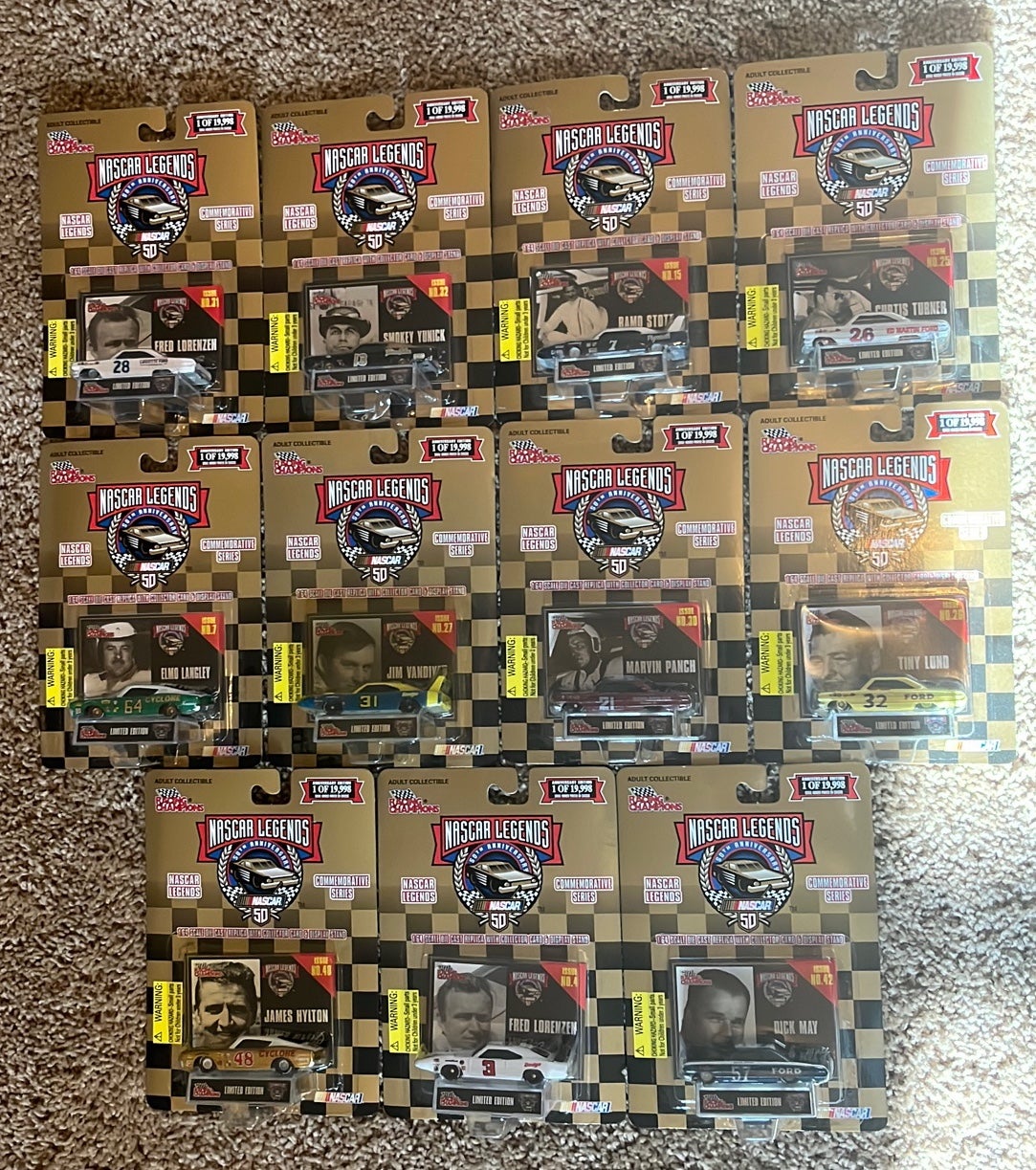 Nascar shops Legends Racing Cars lot