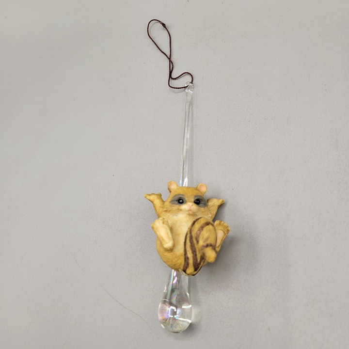 Charming Tails Springtime Showers Reginald Raccoon Ornament Sun Catcher