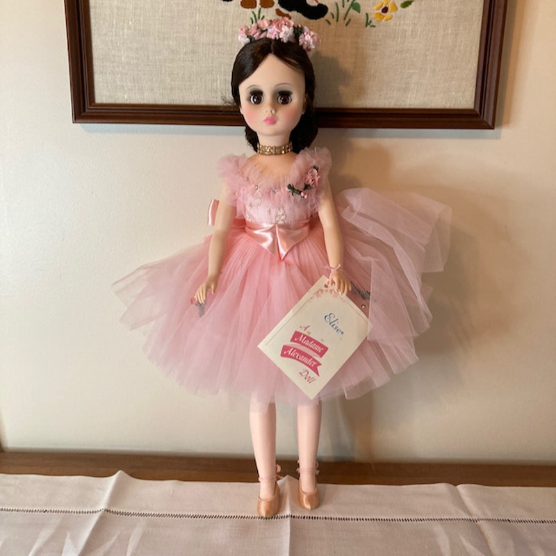 Vintage 80s Madame Alexander 17 Elise Ballerina #1652 (1984-85) Brunette