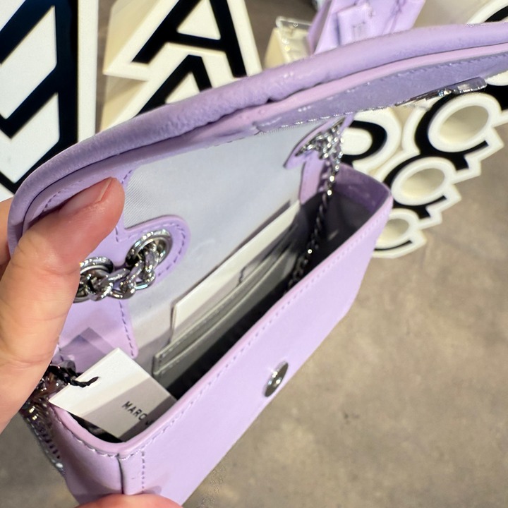 Marc Jacobs Leather Shoulder Bag 4S5SMN003S01 IN WISTERIA Marc Jacobs Leather Shoulder Bag 4S5SMN003S01 IN WISTERIA