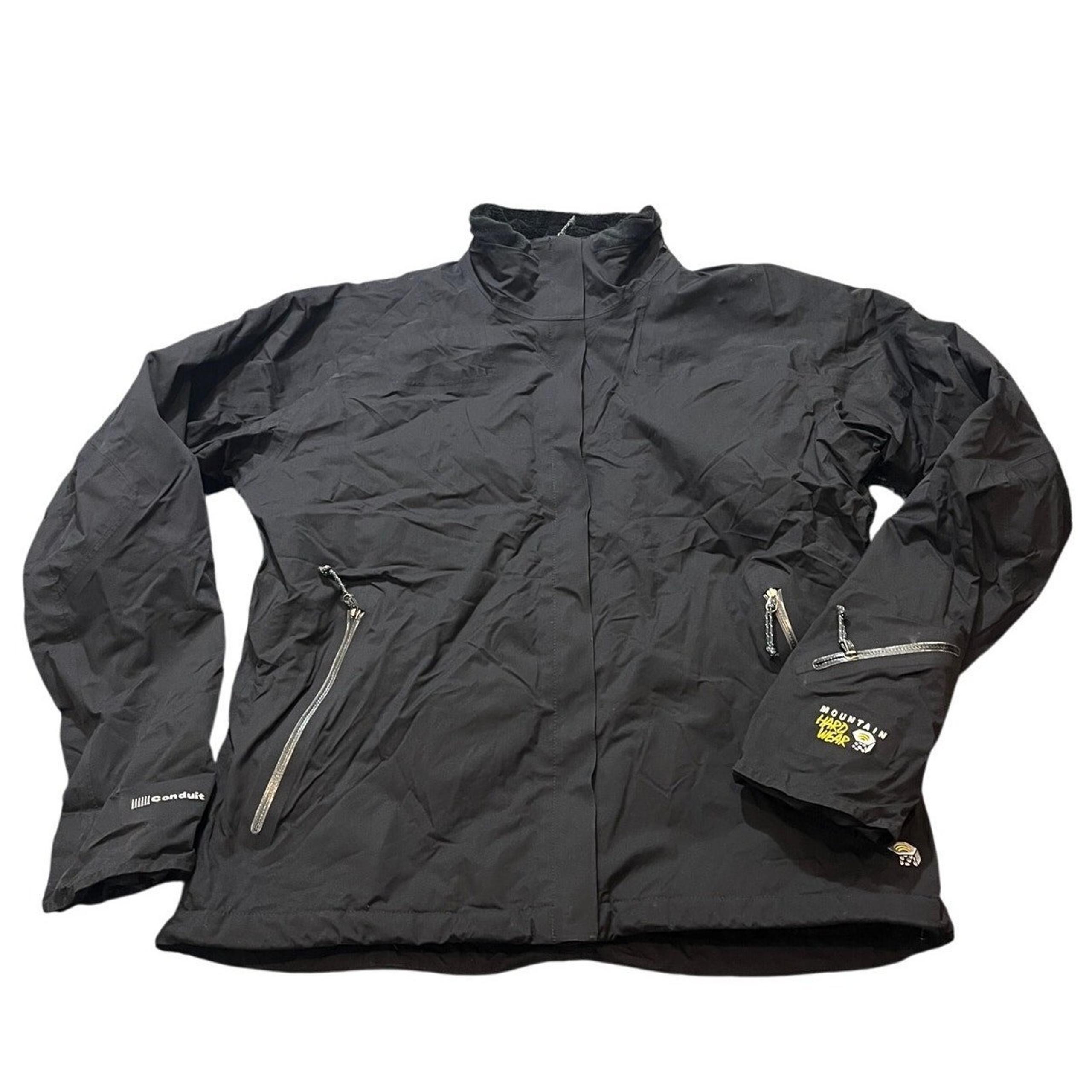 Mountain Hardwear Women Conduit Winter Jacket Sherpa Lined Insulated Large Black