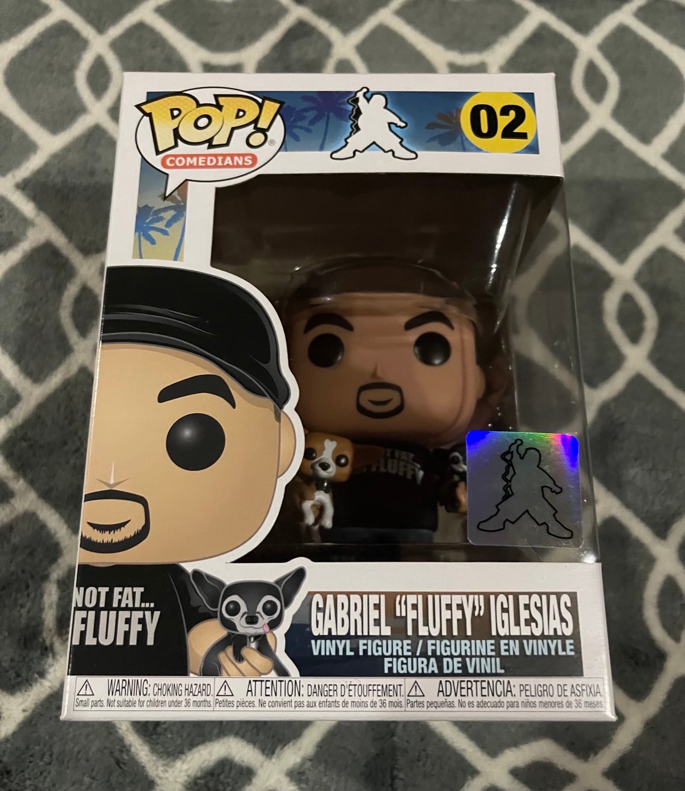 Funko Pop! Gabriel “Fluffy” Iglesias #02 ! VAULTED! Funko Pop Comedians!