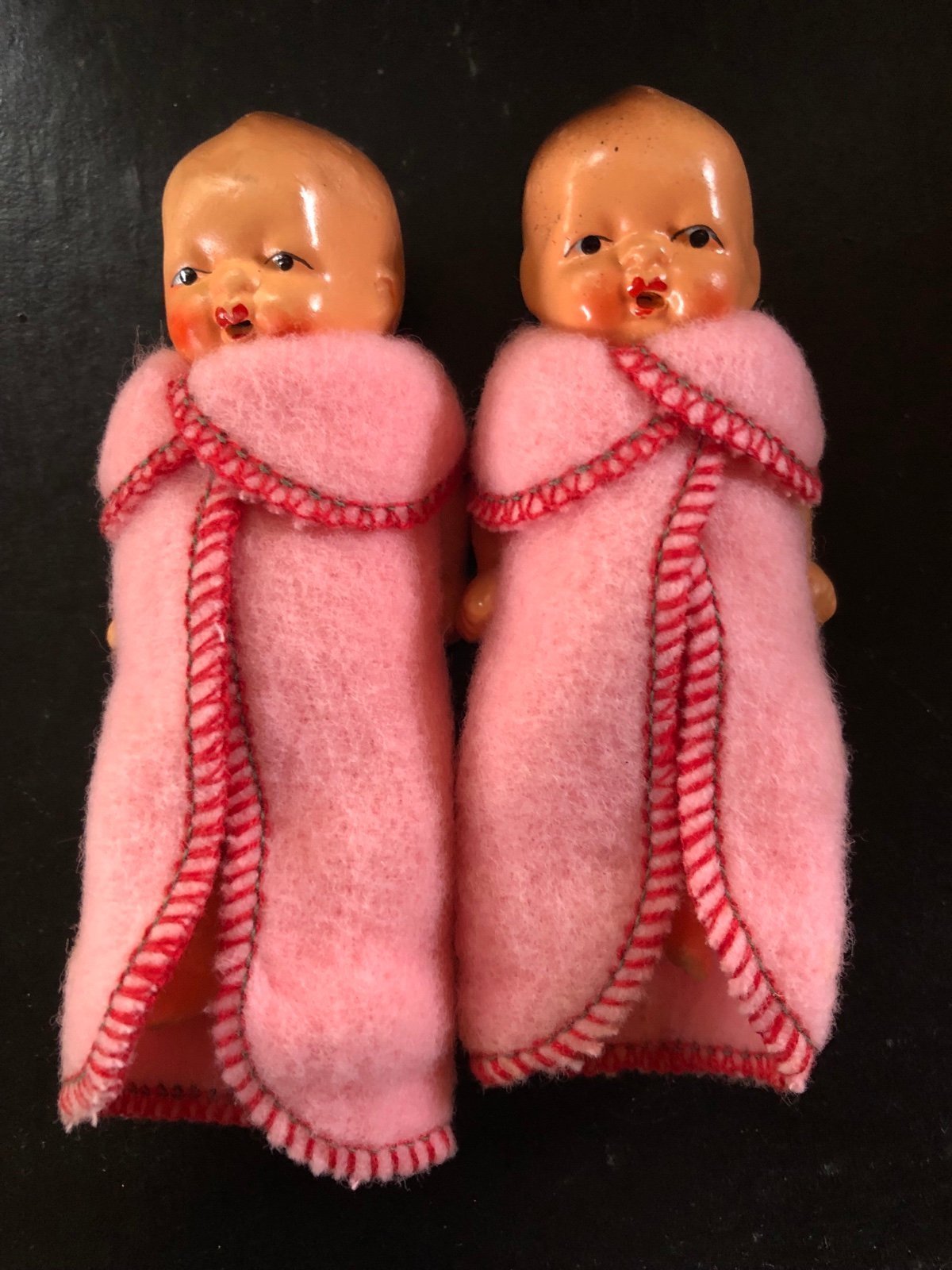 Antique Bisque Baby Dolls: Set of 2