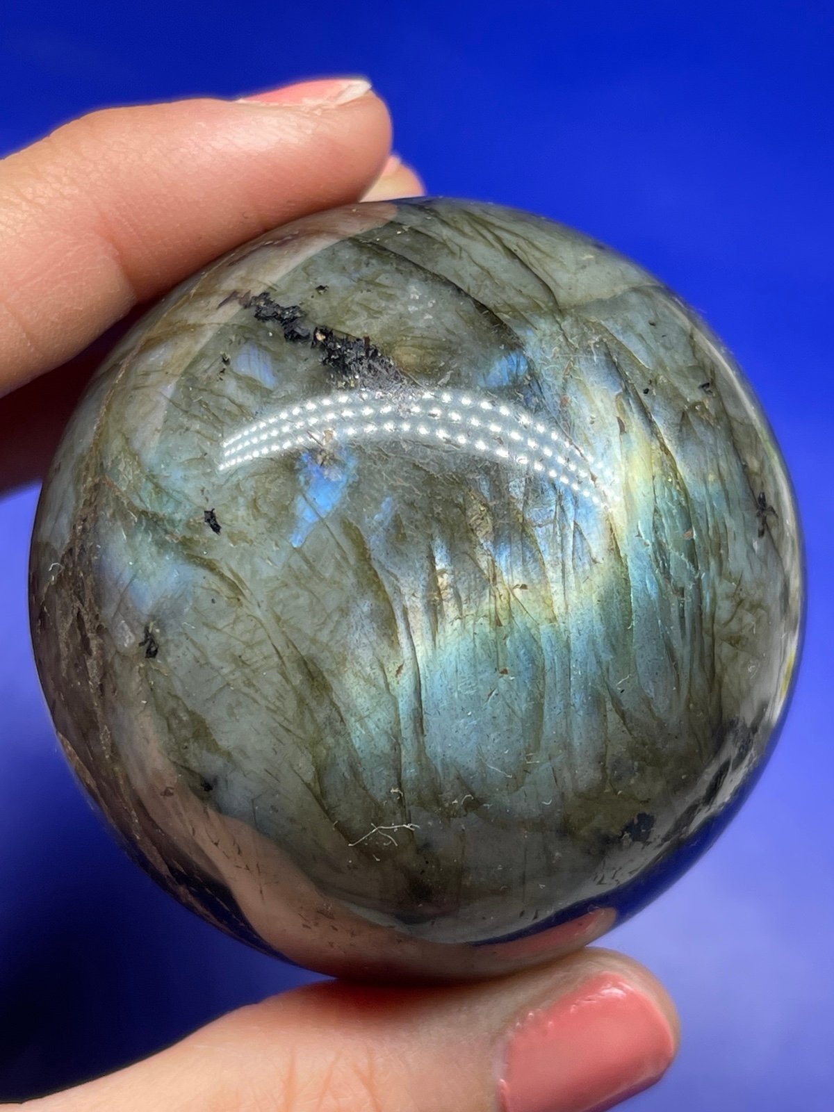 Labradorite sphere