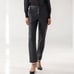 J. Crew Kate Faux Leather Straight-Leg Pant, 6