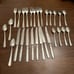 Wm Rogers A1 Plus 1934 Oneida Malibu Flatware 28 pc Silverplate Art deco fork