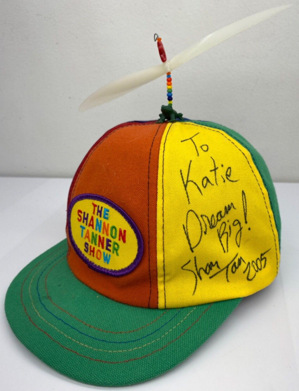1990s The Shannon Tanner Show Kids Propeller Hat Interstellar Frog Small Signed?