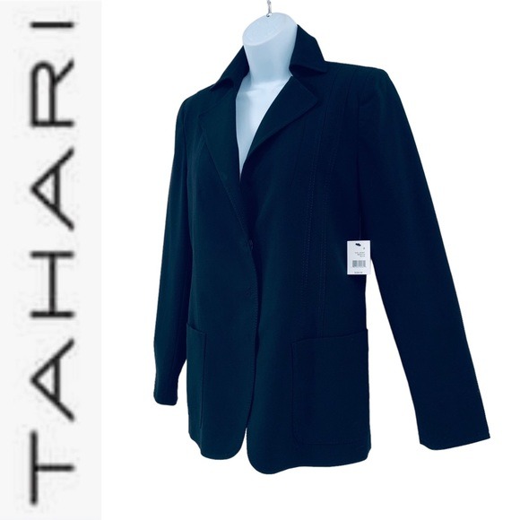 Tahari Black Blazer Jacket